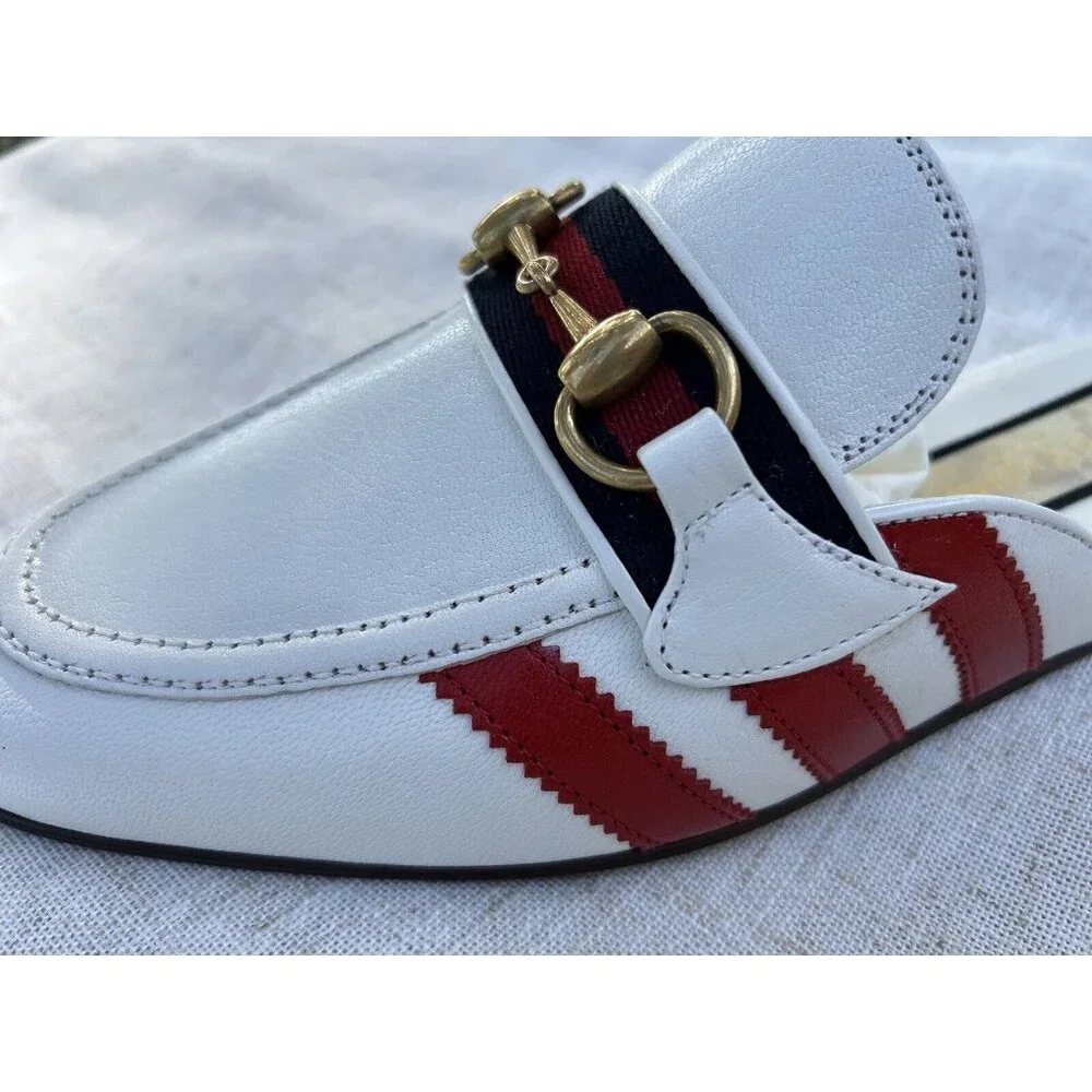 adidas x Gucci women's slipper with Horsebit 38.5 NEW - Picture 2 of 16